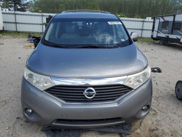 JN8AE2KP4C9046513 - 2012 NISSAN QUEST S GRAY photo 5