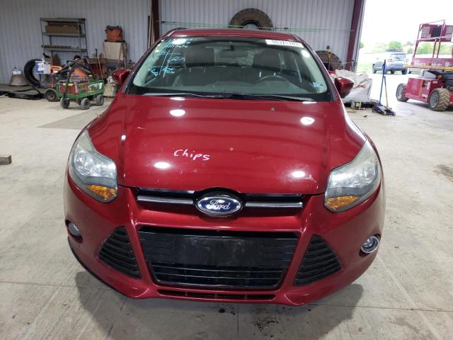 1FADP3N26EL310027 - 2014 FORD FOCUS TITANIUM RED photo 5