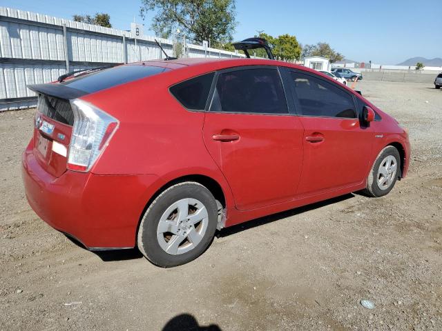 JTDKN3DU8A5213243 - 2010 TOYOTA PRIUS RED photo 3