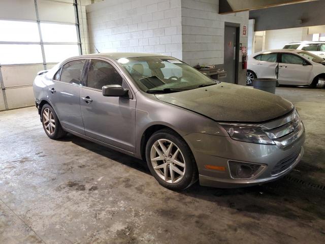 3FAHP0JA5AR260455 - 2010 FORD FUSION SEL GRAY photo 4