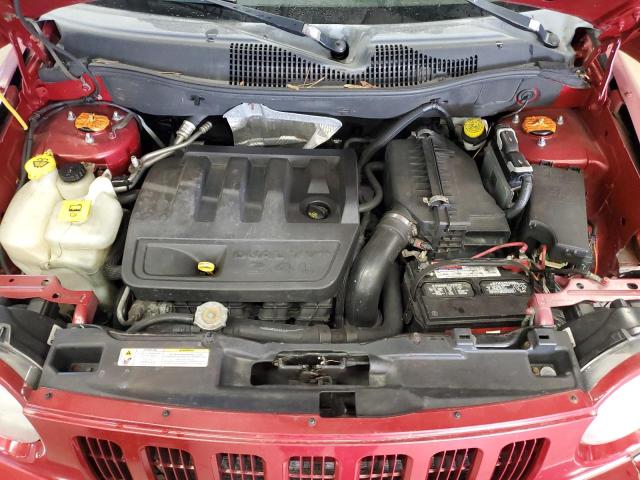 1J8FT47W17D363633 - 2007 JEEP COMPASS RED photo 11