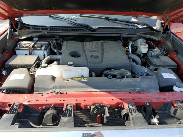5TFMA5DB3NX008292 - 2022 TOYOTA TUNDRA CREWMAX PLATINUM 红色 照片 11