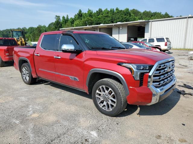 5TFMA5DB3NX008292 - 2022 TOYOTA TUNDRA CREWMAX PLATINUM 红色 照片 4