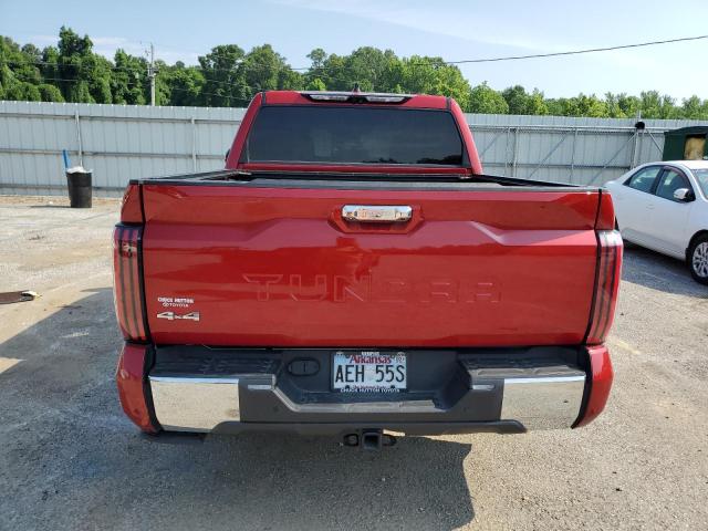 5TFMA5DB3NX008292 - 2022 TOYOTA TUNDRA CREWMAX PLATINUM 红色 照片 6