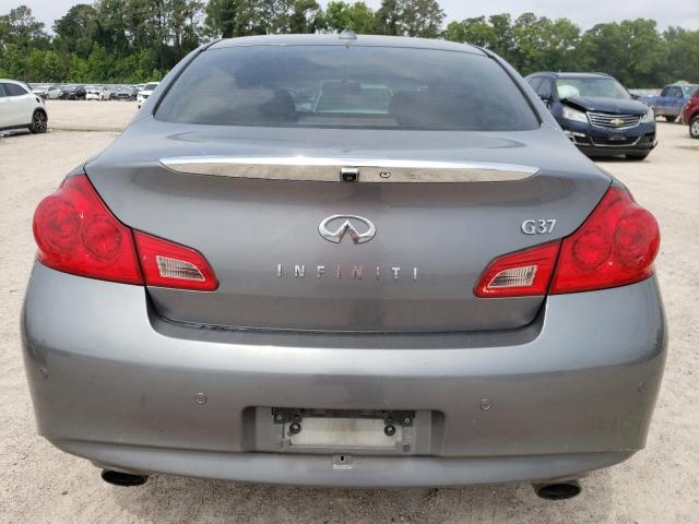 JN1CV6AP9DM306466 - 2013 INFINITI G37 BASE Gümüş fotoğraf 6