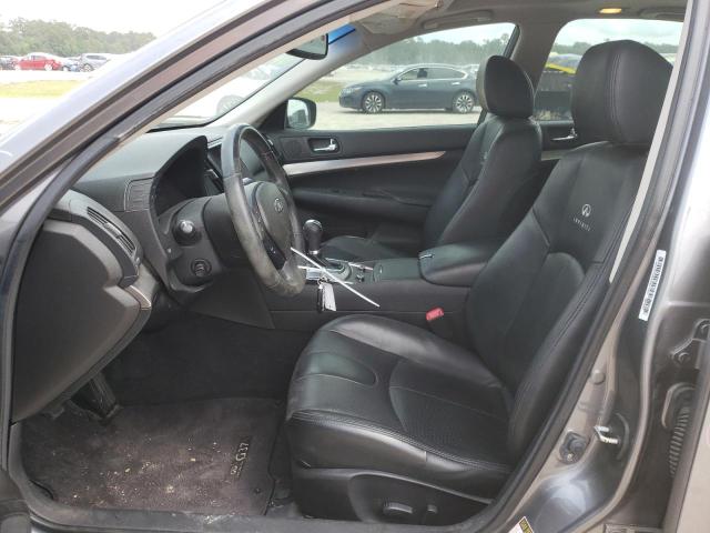 JN1CV6AP9DM306466 - 2013 INFINITI G37 BASE Gümüş fotoğraf 7