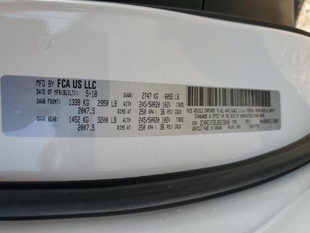 2C4RC1FG5JR315540 - 2018 CHRYSLER PACIFICA TOURING PLUS 白色 照片 13