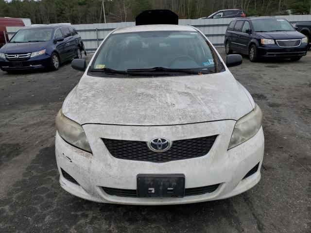 JTDBL40E299032332 - 2009 TOYOTA COROLLA BASE WHITE photo 5