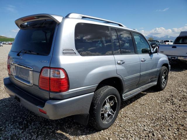 JTJHT00W253552102 - 2005 LEXUS LX 470 SILVER photo 3