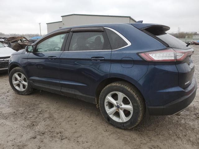 2FMPK4J88HBC67669 - 2017 FORD EDGE SEL BLUE photo 2