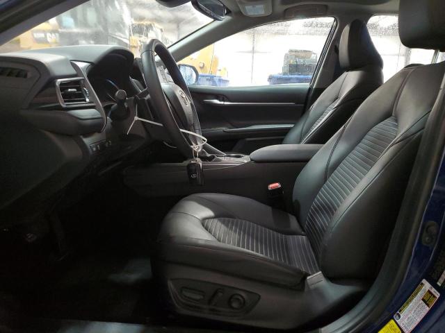 4T1T11AK4PU179111 - 2023 TOYOTA CAMRY SE NIGHT SHADE BLUE photo 7