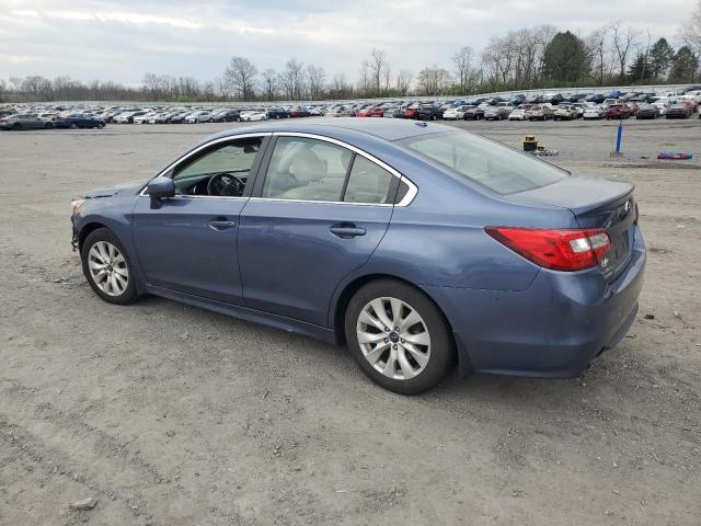 4S3BNAE62F3022683 - 2015 SUBARU LEGACY 2.5I PREMIUM BLUE photo 2