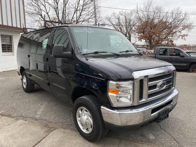 1FTNE2EW7DDB10770 - 2013 FORD ECONOLINE E250 VAN BLACK photo 1