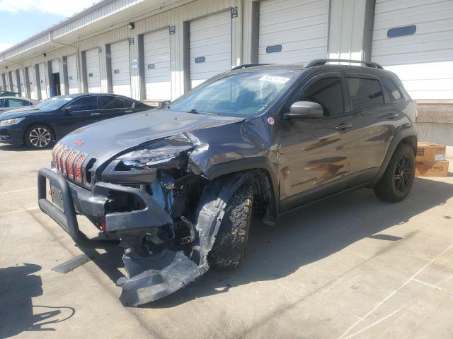 1C4PJMBB2HW519495 - 2017 JEEP CHEROKEE TRAILHAWK GRAY photo 1