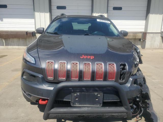 1C4PJMBB2HW519495 - 2017 JEEP CHEROKEE TRAILHAWK GRAY photo 5