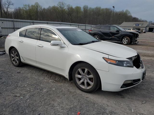 19UUA8F55EA006587 - 2014 ACURA TL TECH WHITE photo 4