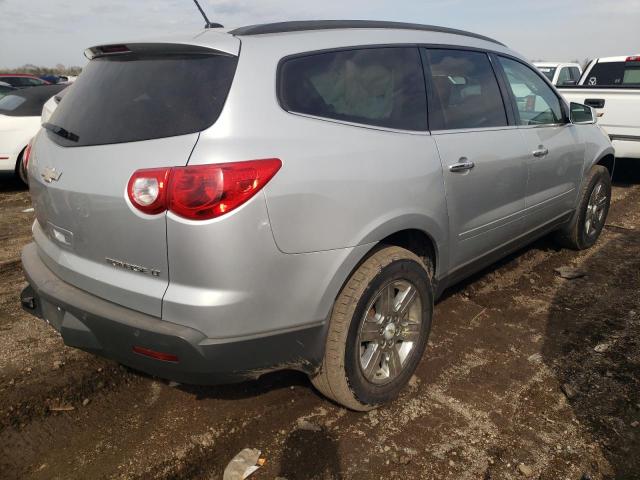 1GNKRGED6BJ385524 - 2011 CHEVROLET TRAVERSE LT SILVER photo 3