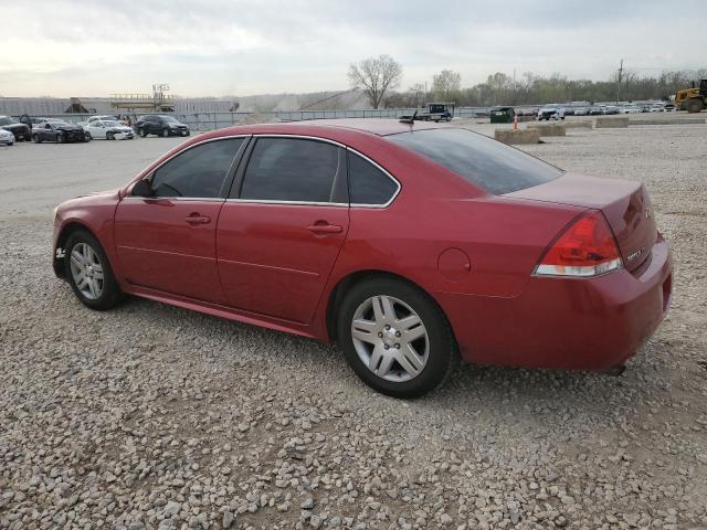 2G1WB5E39E1117942 - 2014 CHEVROLET IMPALA LIM LT MAROON photo 2