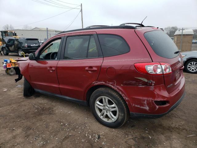 5XYZG3AB7BG076591 - 2011 HYUNDAI SANTA FE GLS RED photo 2