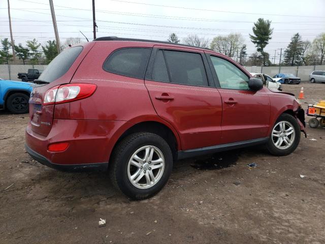 5XYZG3AB7BG076591 - 2011 HYUNDAI SANTA FE GLS RED photo 3