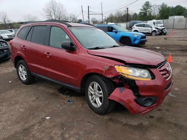 5XYZG3AB7BG076591 - 2011 HYUNDAI SANTA FE GLS RED photo 4