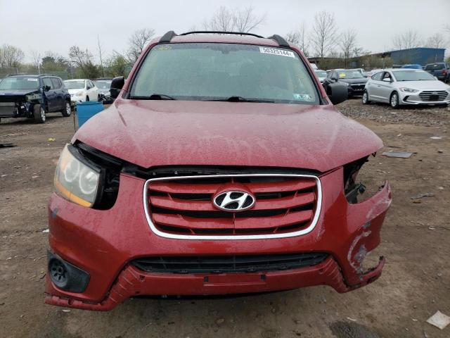 5XYZG3AB7BG076591 - 2011 HYUNDAI SANTA FE GLS RED photo 5