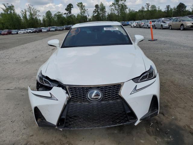 JTHGZ1B24L5036224 - 2020 LEXUS IS 350 F-SPORT WHITE photo 5