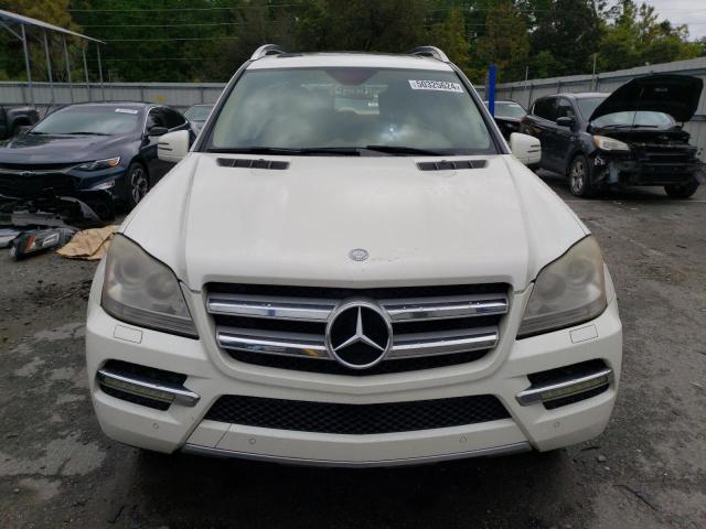 4JGBF7BE6CA801941 - 2012 MERCEDES-BENZ GL 450 4MATIC WHITE photo 5