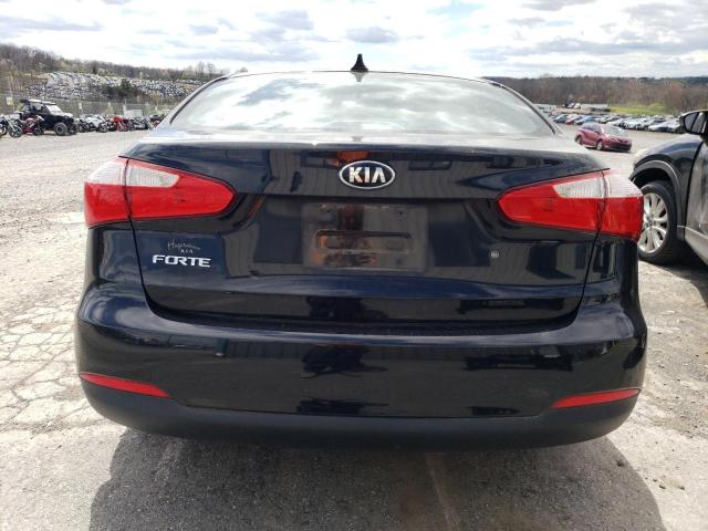 KNAFK4A64F5307064 - 2015 KIA FORTE LX BLACK photo 6