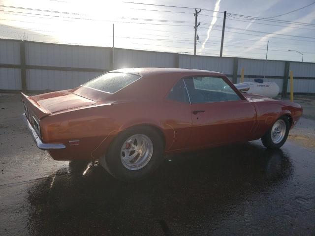 124378N441875 - 1968 CHEVROLET CAMARO ORANGE photo 3