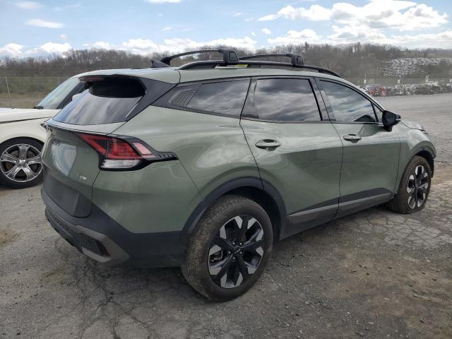 5XYK6CAFXPG049626 - 2023 KIA SPORTAGE X LINE GREEN photo 3