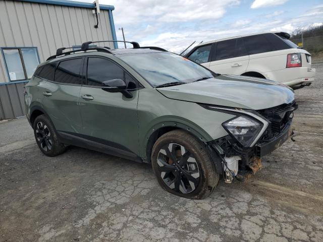 5XYK6CAFXPG049626 - 2023 KIA SPORTAGE X LINE GREEN photo 4