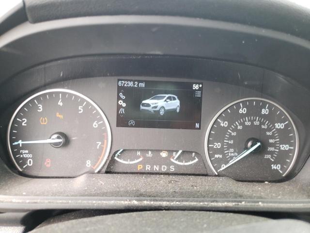 MAJ3S2GE7KC291902 - 2019 FORD ECOSPORT SE Niebieski zdjęcie 9