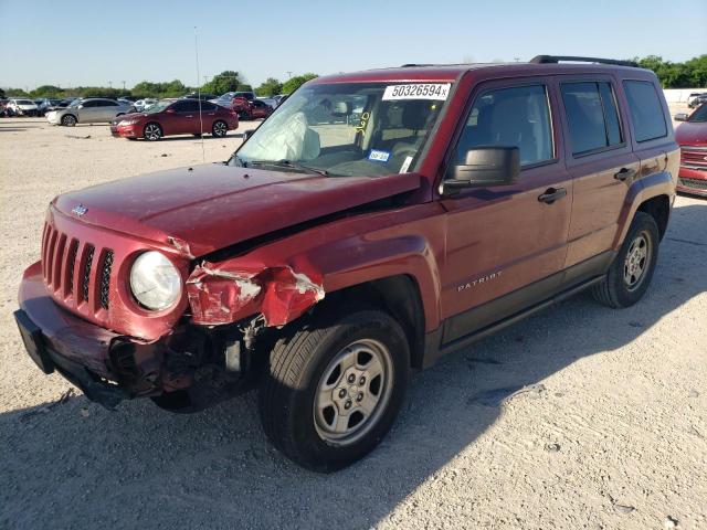 1C4NJPBB3HD208890 - 2017 JEEP PATRIOT SPORT RED photo 1