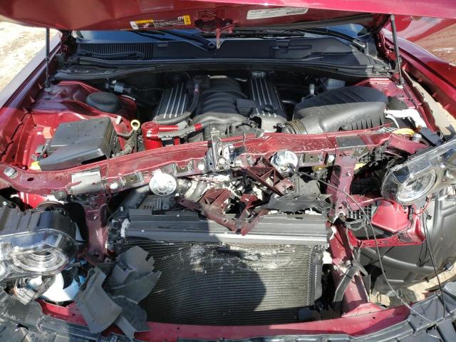 2C3CDZFJ5MH500389 - 2021 DODGE CHALLENGER R/T SCAT PACK MAROON photo 11