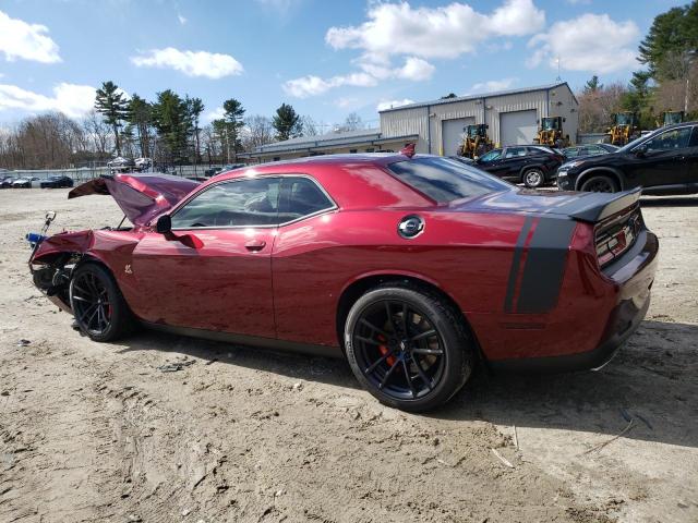 2C3CDZFJ5MH500389 - 2021 DODGE CHALLENGER R/T SCAT PACK MAROON photo 2