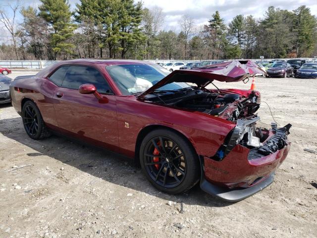 2C3CDZFJ5MH500389 - 2021 DODGE CHALLENGER R/T SCAT PACK MAROON photo 4