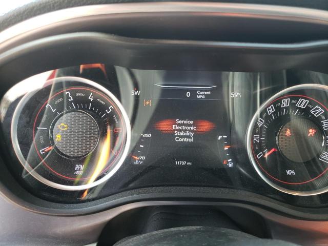 2C3CDZFJ5MH500389 - 2021 DODGE CHALLENGER R/T SCAT PACK MAROON photo 9