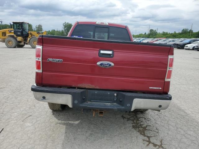 1FTFW1EF1DFB97436 - 2013 FORD F150 SUPERCREW RED photo 6