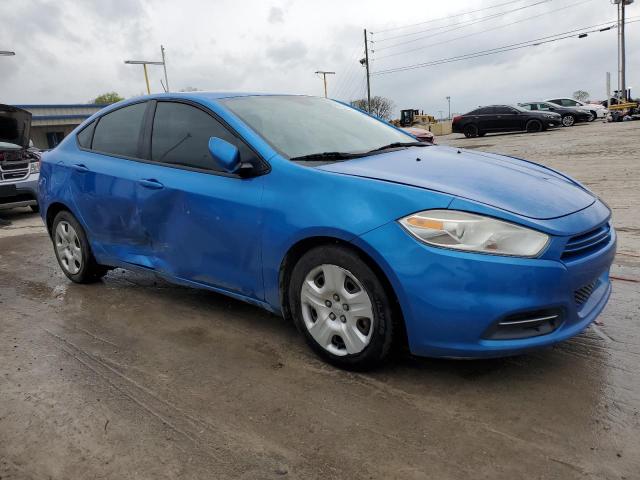 1C3CDFAA5GD539958 - 2016 DODGE DART SE BLUE photo 4