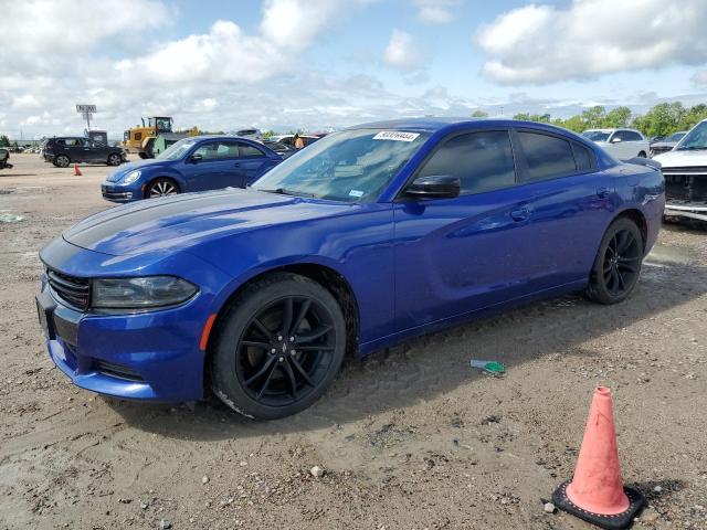 2C3CDXBG9JH210070 - 2018 DODGE CHARGER SXT BLUE photo 1