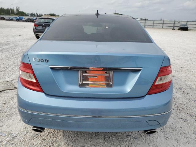 WDDGF5EB0BR156337 - 2011 MERCEDES-BENZ C 300 BLUE photo 6