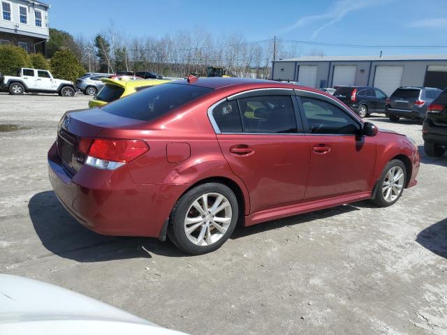 4S3BMBL68E3021502 - 2014 SUBARU LEGACY 2.5I LIMITED RED photo 3