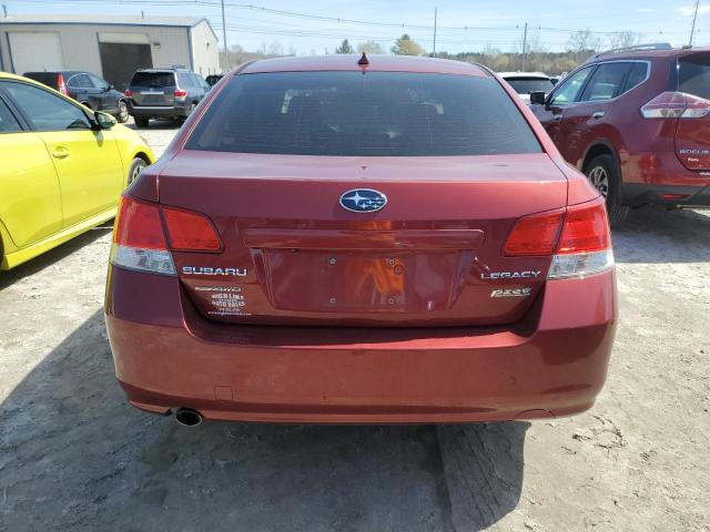 4S3BMBL68E3021502 - 2014 SUBARU LEGACY 2.5I LIMITED RED photo 6