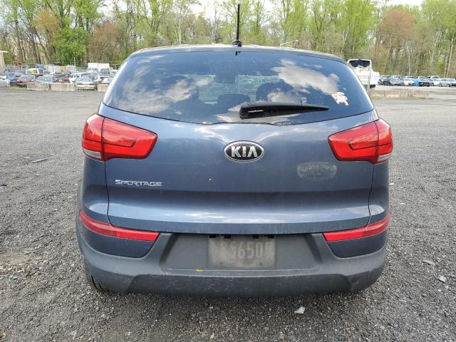 KNDPB3AC8G7864721 - 2016 KIA SPORTAGE LX BLUE photo 6