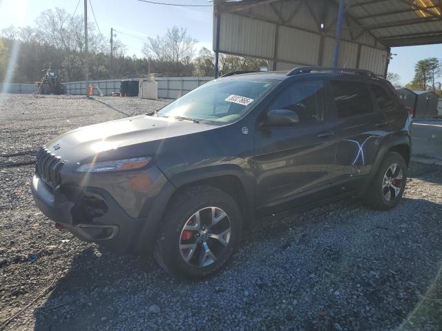1C4PJMBSXFW662272 - 2015 JEEP CHEROKEE TRAILHAWK GRAY photo 1