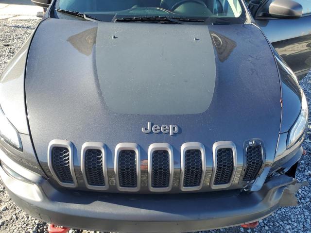 1C4PJMBSXFW662272 - 2015 JEEP CHEROKEE TRAILHAWK GRAY photo 12