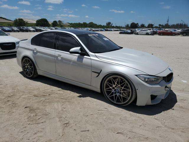 WBS8M9C5XH5G84679 - 2017 BMW M3 WHITE photo 4