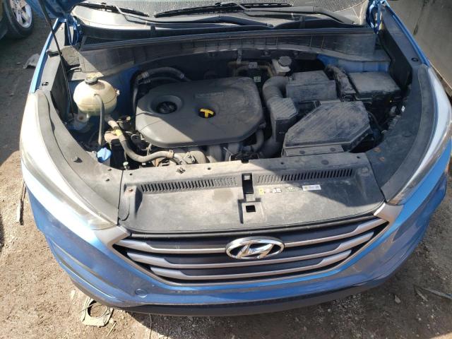 KM8J33A41JU705636 - 2018 HYUNDAI TUCSON SEL BLUE photo 11