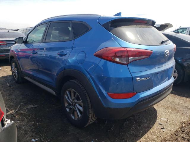 KM8J33A41JU705636 - 2018 HYUNDAI TUCSON SEL BLUE photo 2